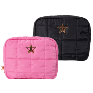 First Class Quilted Hanging Skincare Bag
